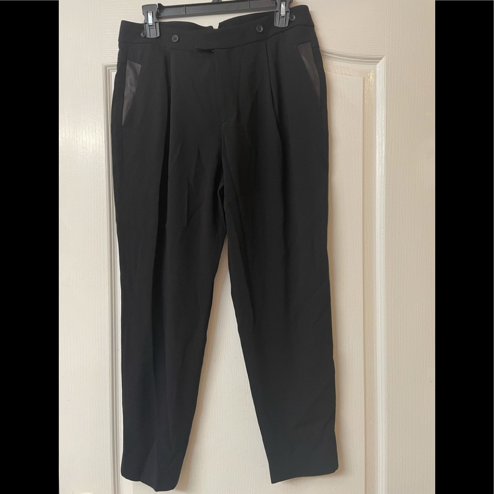 Rag and bone black trousers